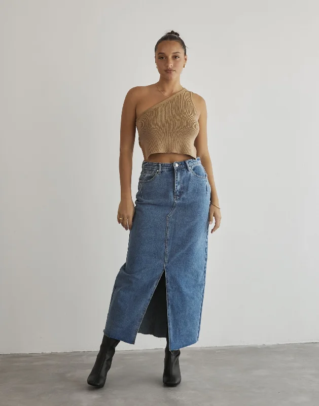 Sonya Crop Top (Tan) Plaid Crop Top Polka Dot Checkered