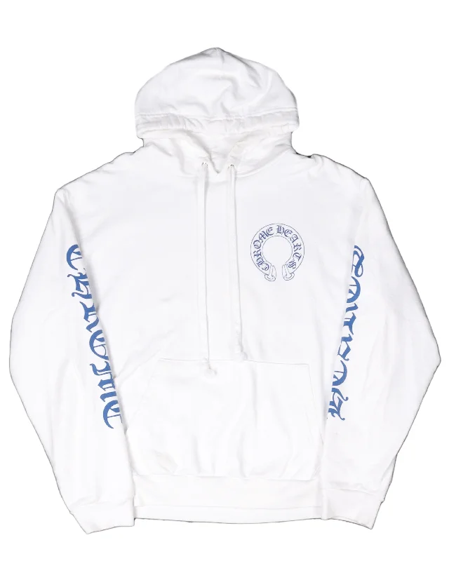 Horseshoe & Cross Logo Hoodie Hoodie with Lining Warm Insulated