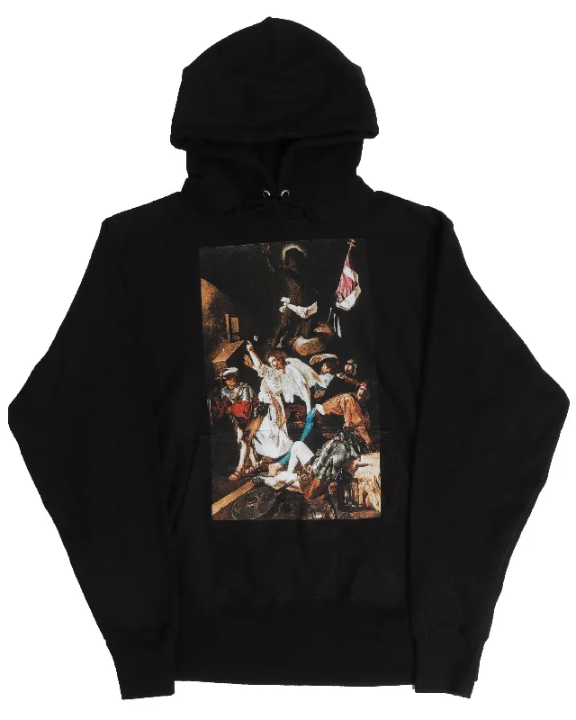 Pyrex Tears Hoodie Hoodie with Cropped Fit Short Trendy