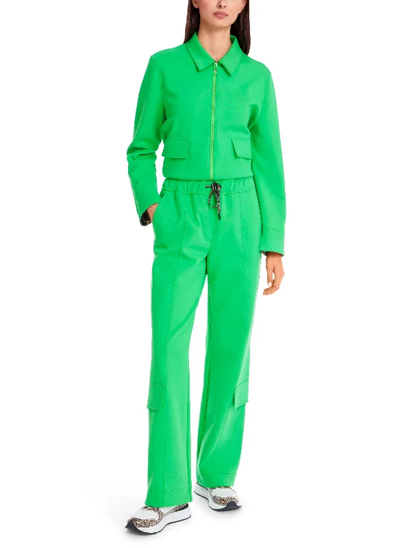 MARC CAIN Green Cargo Trousers Trousers luxurious premium