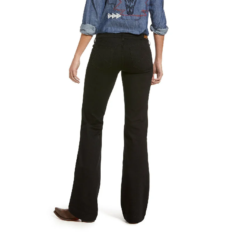 Ariat Ladies Trouser Forever Black Mid Rise Jeans 10033566 Trousers Essential Wardrobe Ariat Ladies Trouser Forever Black Mid Rise Jeans 10033566 Trousers Essential Wardrobe