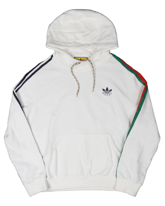 Adidas Striped Hoodie Hoodie with Longline Fit Extended Stylish