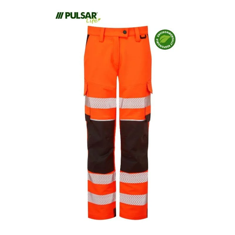 PULSAR Life Ladies Hi Vis 4-Way-Stretch Cordura Combat Trousers Rail Spec LFE972 Trousers Modern Contemporary PULSAR Life Ladies Hi Vis 4-Way-Stretch Cordura Combat Trousers Rail Spec LFE972 Trousers Modern Contemporary