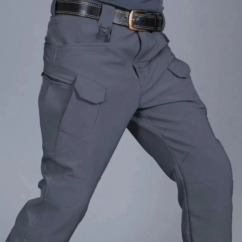 New Tactical Cargo Pants Elastic Outdoor Work Trousers Casual Autumn Waterproof Outdoor Hiking Multi-pocket Wear-resistant Pant Trousers Silk Elegant
