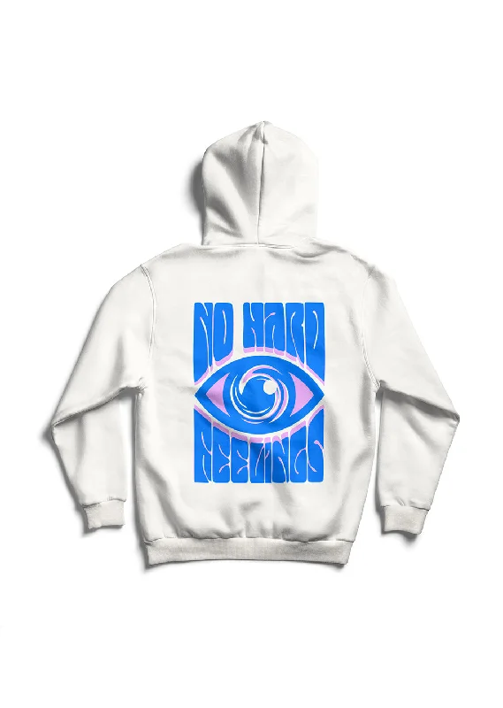 No Hard Feelings / Oversized Pullover Hoodie Hoodie with Puffed Sleeves Voluminous Trendy