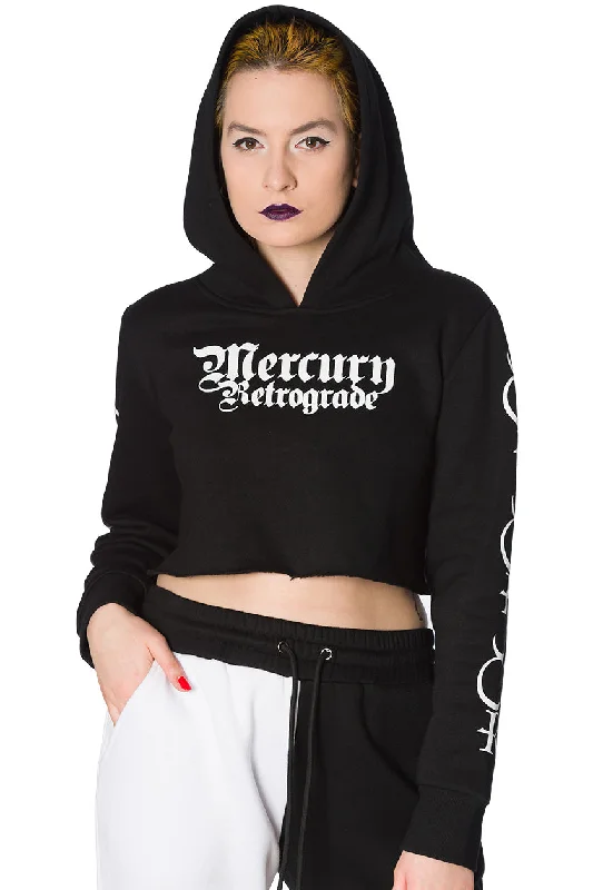 Banned Mercury Retrograde Hoodie Hoodie Dress Longline Feminine