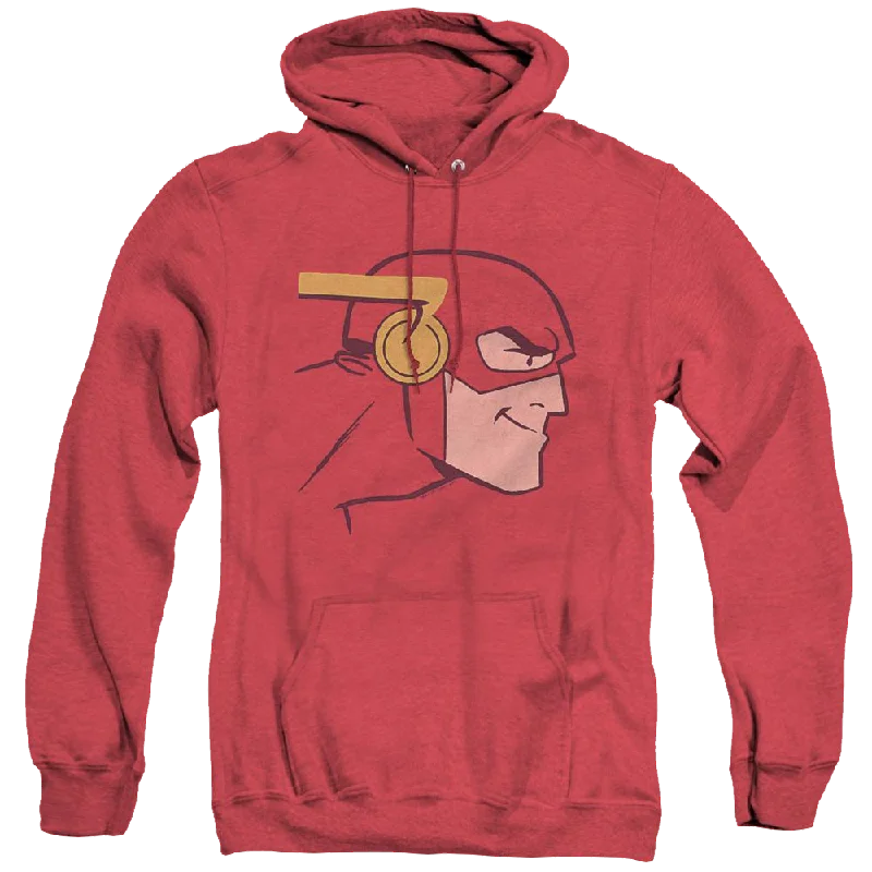 Flash, The Cooke Head - Heather Pullover Hoodie Bishop Sleeve Elegant