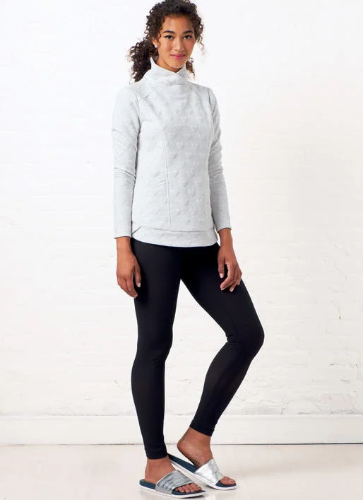 McCalls Tops and Leggings M7874 Comfortable Athletic Tights