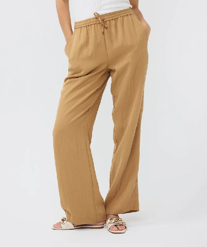 Wide Leg Linen Trousers Trousers Wedding White