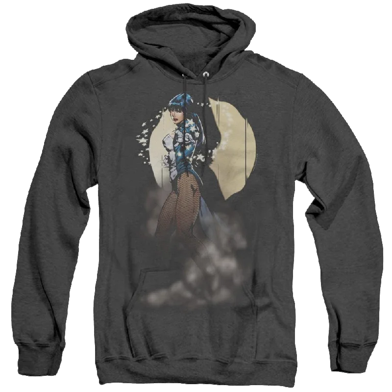 More Dc Characters Zatanna Illusion - Heather Pullover Hoodie Surplice Neck Pullover