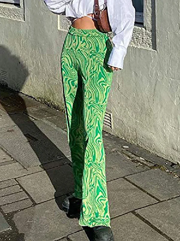 Flare Water Wave Green
