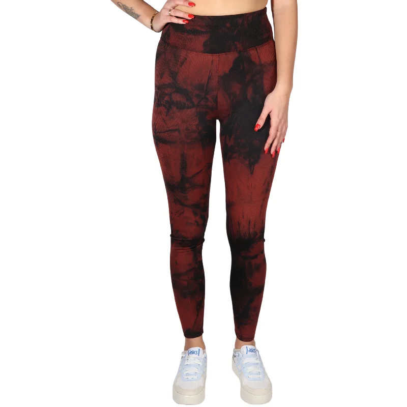 WOTTO - Ribbed tye dye leggings Comfortable Power Mesh Leggings