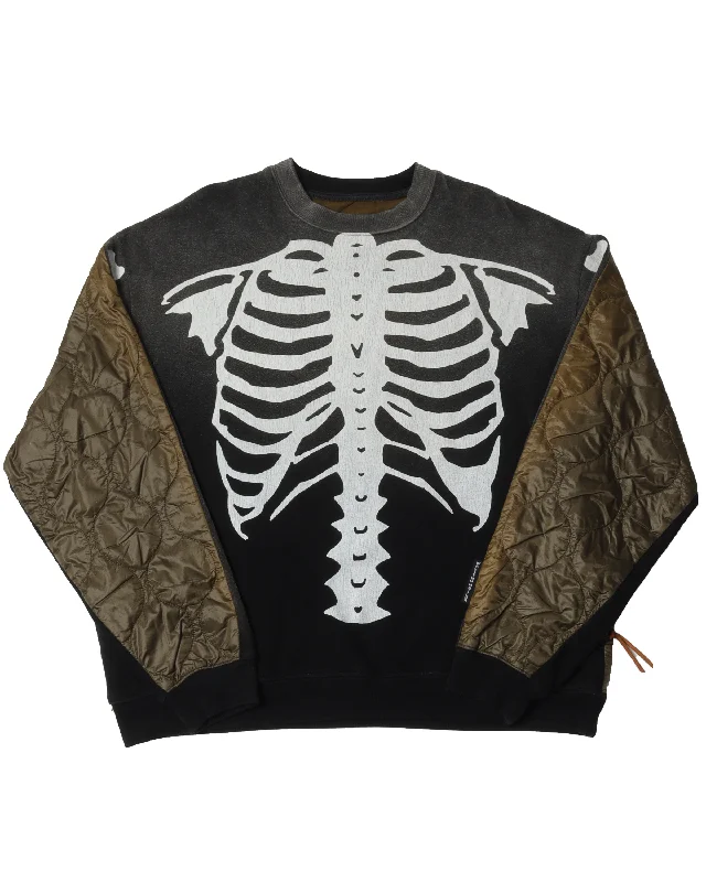 Bones Bivouac Sweatshirt Hoodie with Hem Drawcord Adjustable Customizable