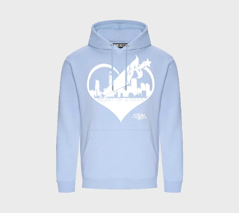 SWMSociety x Heart Of Astar Hoodie Hoodie with Rolled Sleeves Casual Relaxed