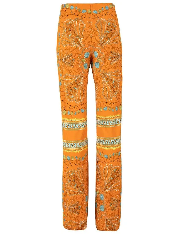 Conchiglie Print Trousers Trousers Sale Discount