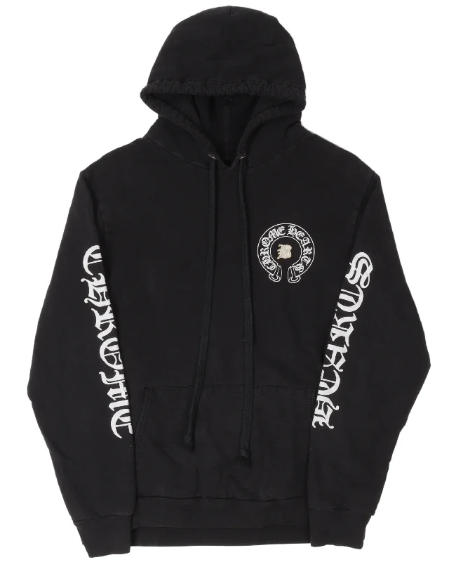 Bella Hadid "B" Patch Hoodie Hoodie Crop Top Short Trendy