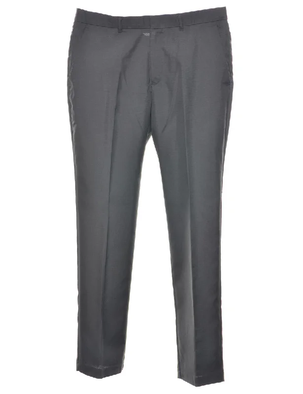Perry Ellis Black Classic Suit Trousers - W34 L32 Trousers Bootcut Casual