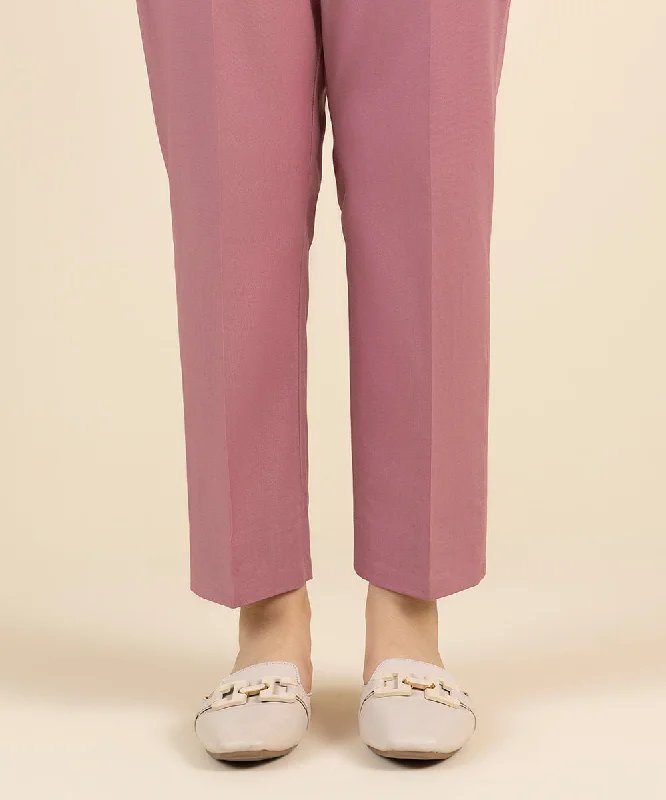 Dyed Cotton Trousers Trousers Floral Bohemian