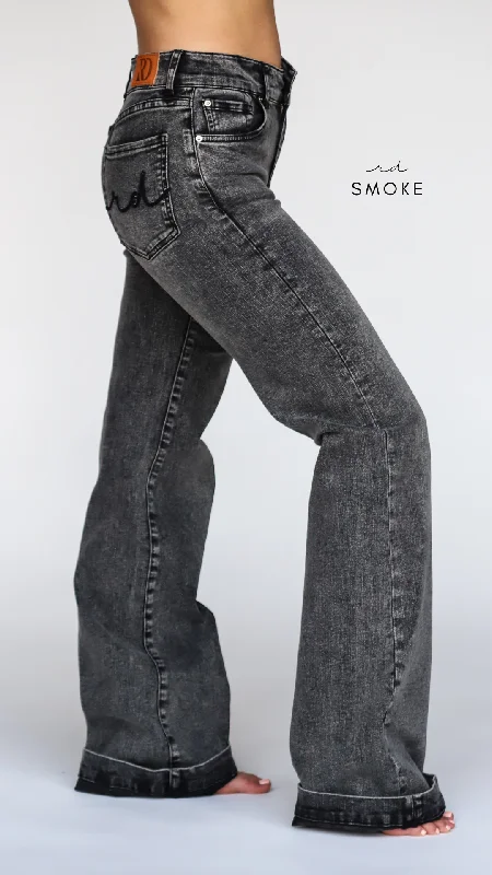 SMOKE SIGNATURE TROUSER DENIM Trousers cozy comfortable