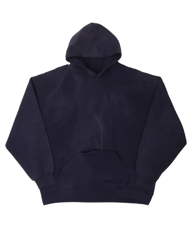 Russell Blue Hoodie Hoodie with Relaxed Fit Easy Casual