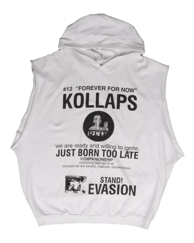 Redux Kollaps Sleeveless Hoodie Hoodie with Drawstring Waist Adjustable Fitted