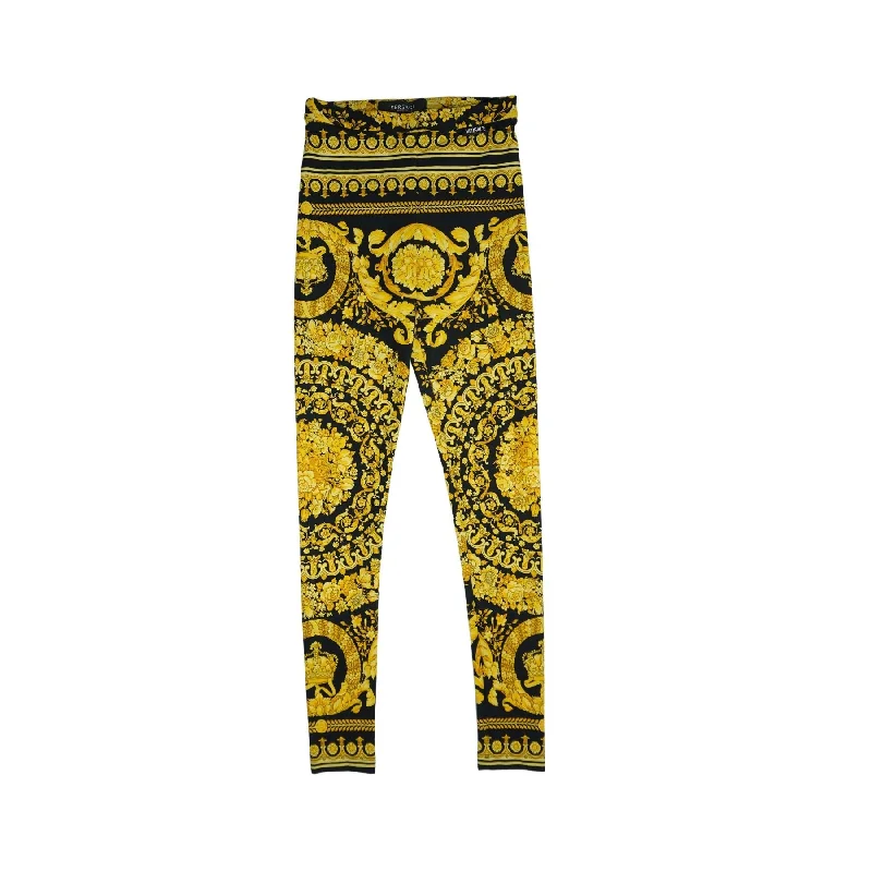 Versace 'Barocco' Leggings - Women's 4 Trendy Cold Weather Tights