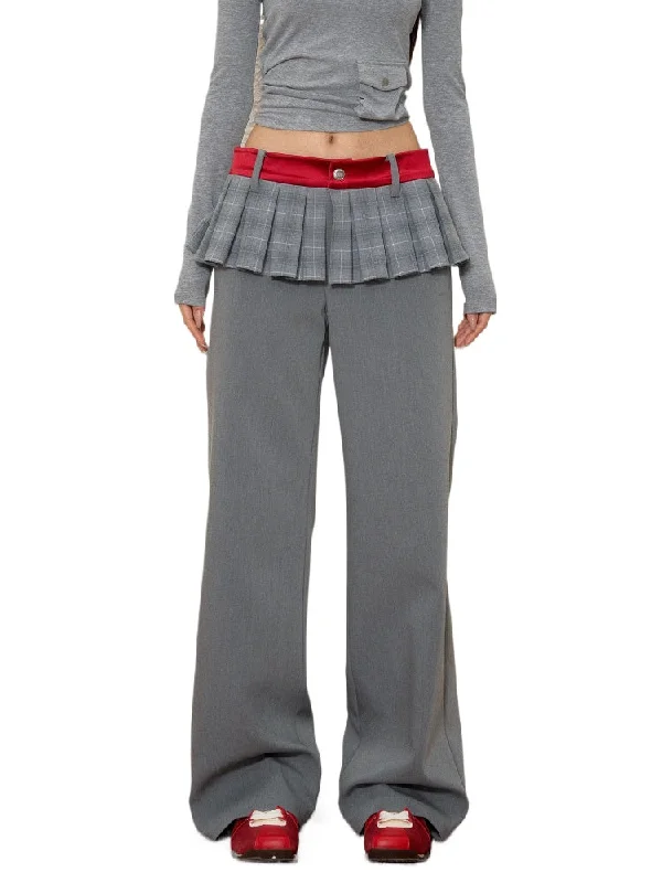 Two-Tone Low Waist Trousers Trousers Hiking Durable