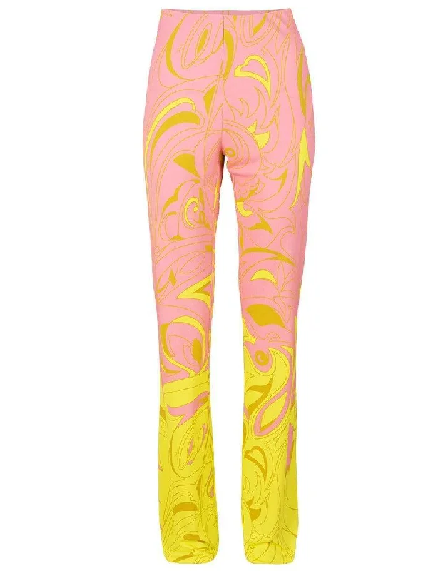 Dinamica Dégradé Print Trousers Trousers Fleece Cozy