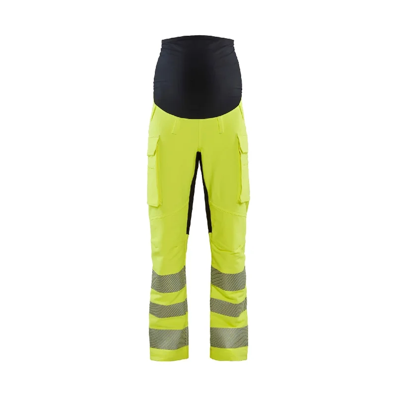 Blaklader 7100 Hi-Vis Maternity Trousers 4-Way-Stretch - Womens (71001642) Trousers Denim Distressed