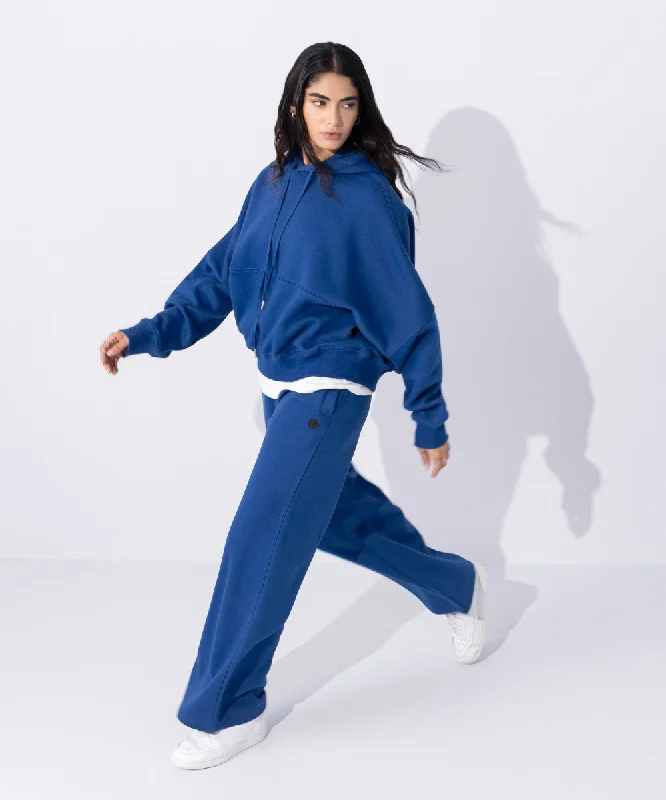 Fleece Wide Leg Jogging Trousers Trousers Summer Linen