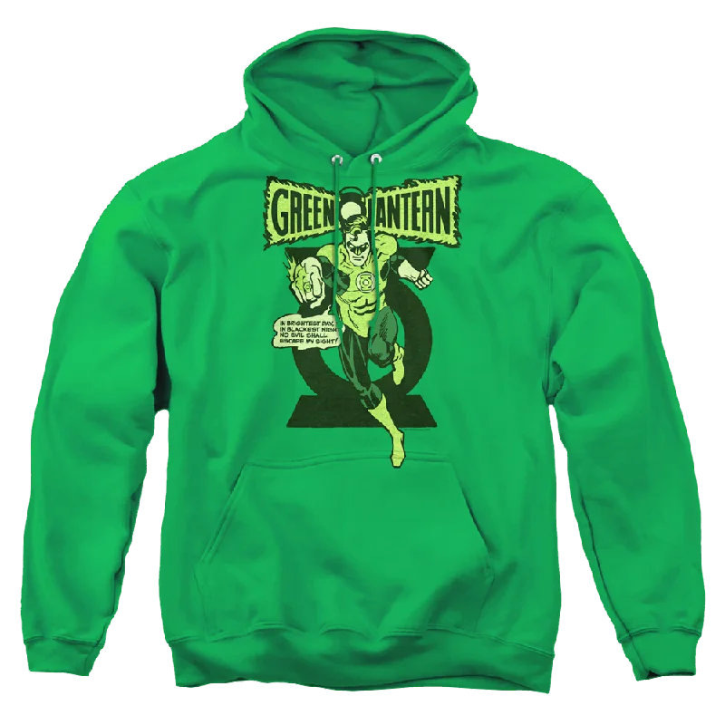 Green Lantern Retro Oath - Pullover Hoodie Jewel Neck Pullover