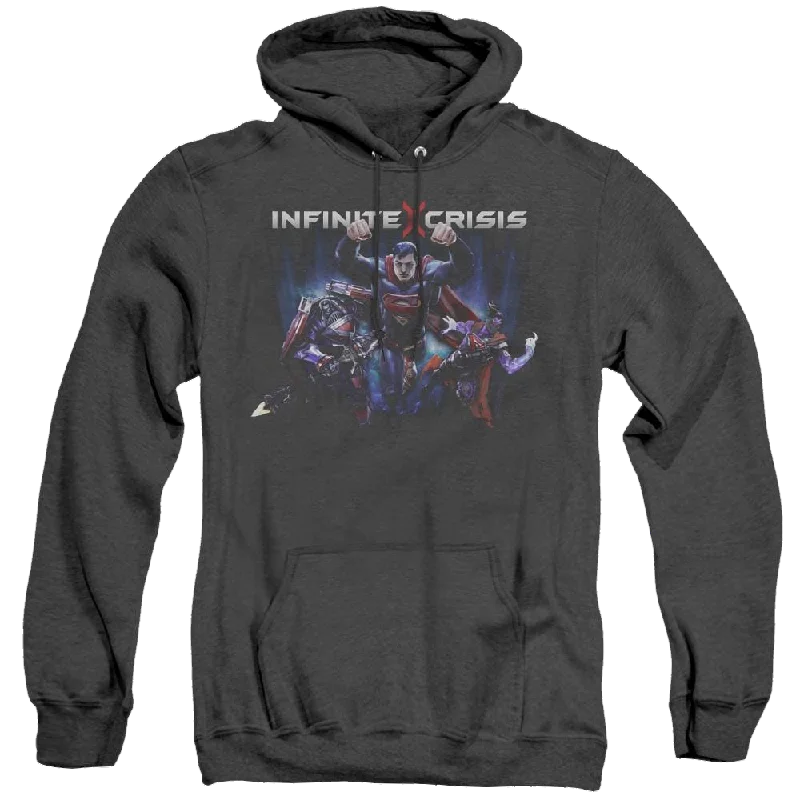 Infinite Crisis Ic Super - Heather Pullover Hoodie Bolero Style Sweater