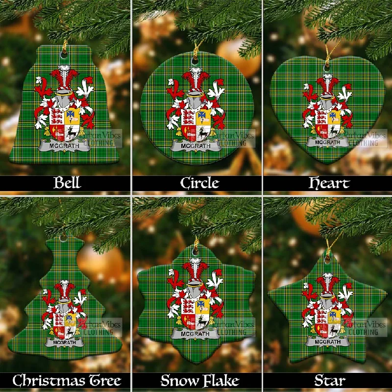 McGrath Irish Clan Tartan Christmas Ceramic Ornament with Coat of Arms Blazer Duffle Coat Pea Coat McGrath Irish Clan Tartan Christmas Ceramic Ornament with Coat of Arms Blazer Duffle Coat Pea Coat