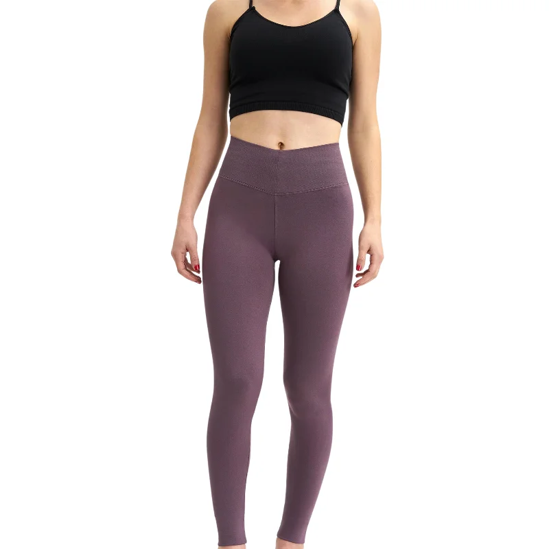 Anique 'Limitless' Leggings in Sugarplum - Women's 6/8 Trendy Cut-Out Activewear Leggings Anique 'Limitless' Leggings in Sugarplum - Women's 6/8 Trendy Cut-Out Activewear Leggings