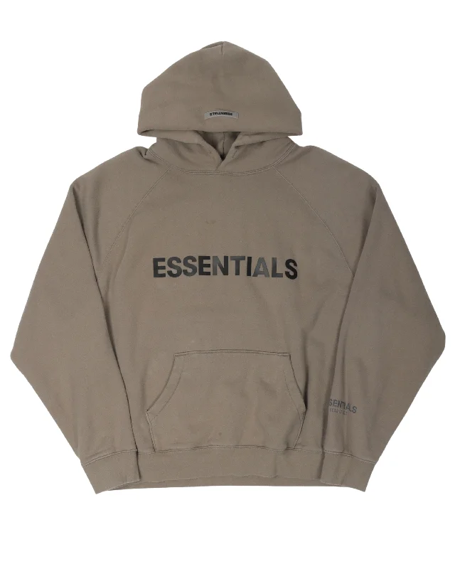 Essentials Hoodie Hoodie with Distressed Vintage Worn