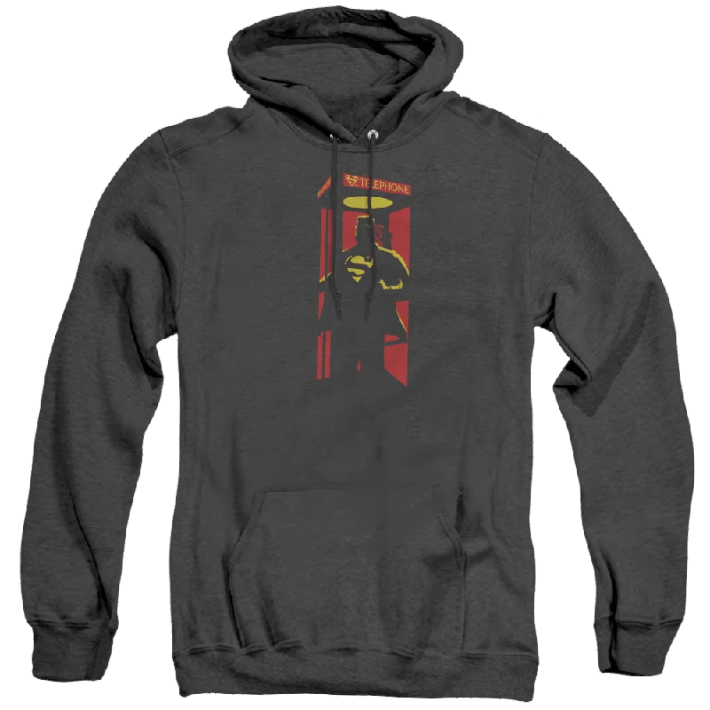 Superman Super Booth - Heather Pullover Hoodie Set Sleeve Pullover