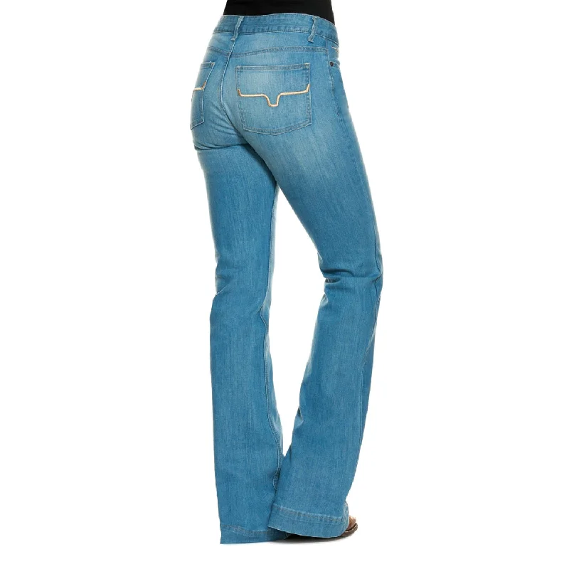 Kimes Ranch Ladies Lola Soho Fade Denim Blue Trouser Jeans WJE0000015 Trousers Chinos Classic