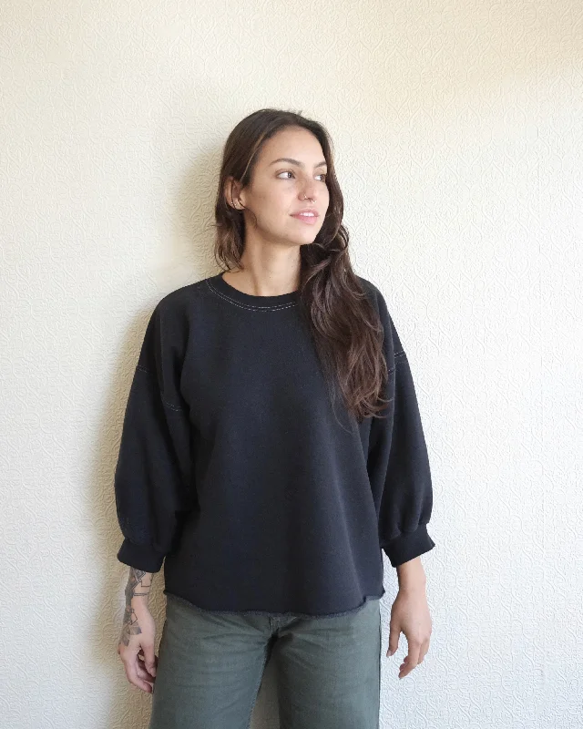 Fond Sweatshirt, Charcoal Hoodie with Oversized Fit Loose Comfortable