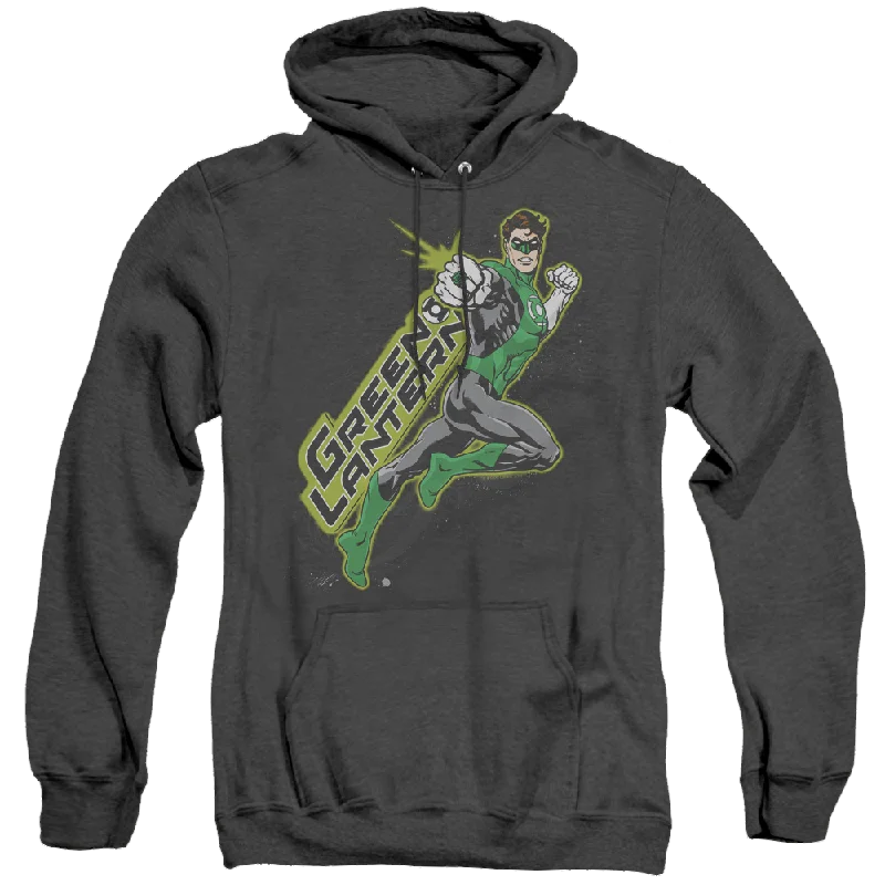 Green Lantern Among The Stars - Heather Pullover Hoodie Alpaca Blend Soft