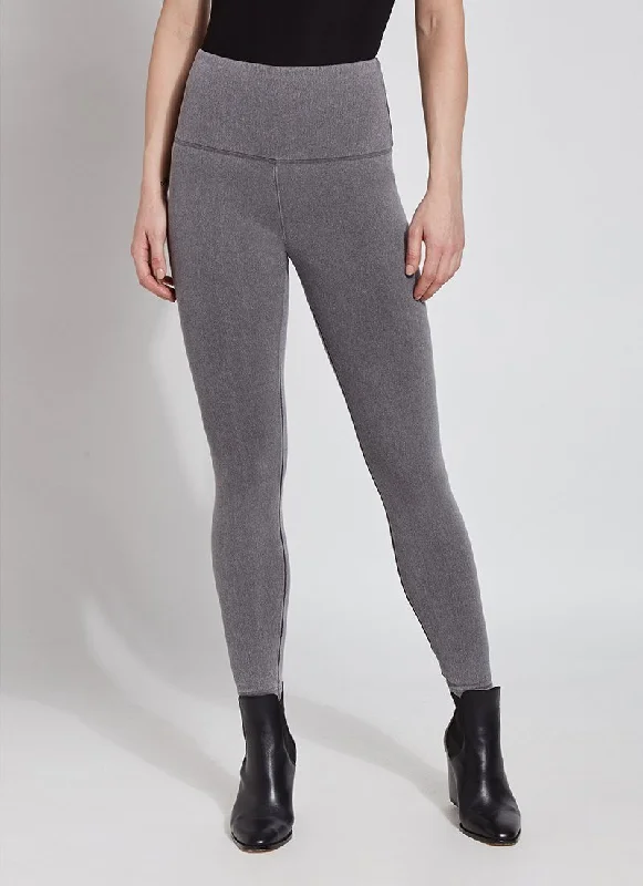 Denim Legging (28" Inseam) Trendy High-Waist Tummy Control Leggings
