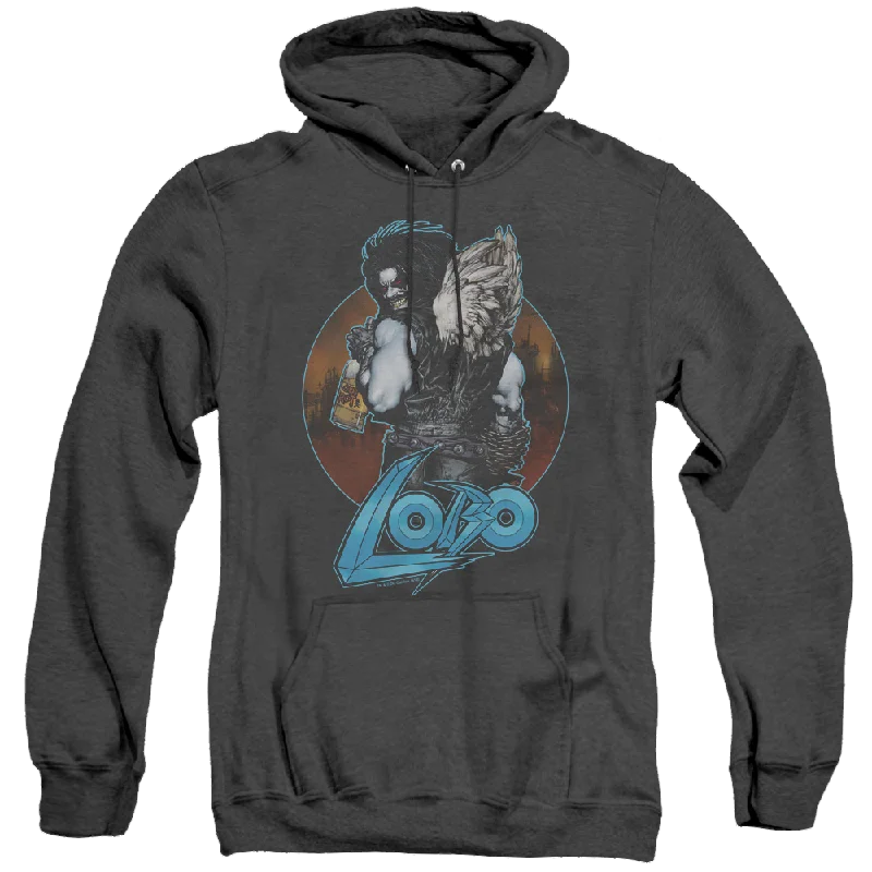 Lobo Gut Rot - Heather Pullover Hoodie Cowl Neck Pullover