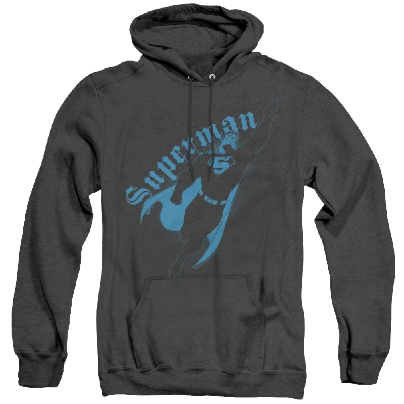 Superman Darkness - Heather Pullover Hoodie Puff Sleeve Stylish