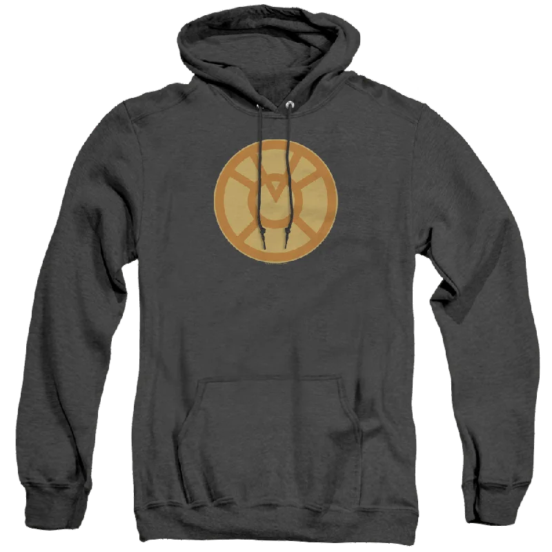 Green Lantern Orange Symbol - Heather Pullover Hoodie Boat Neck Sweater
