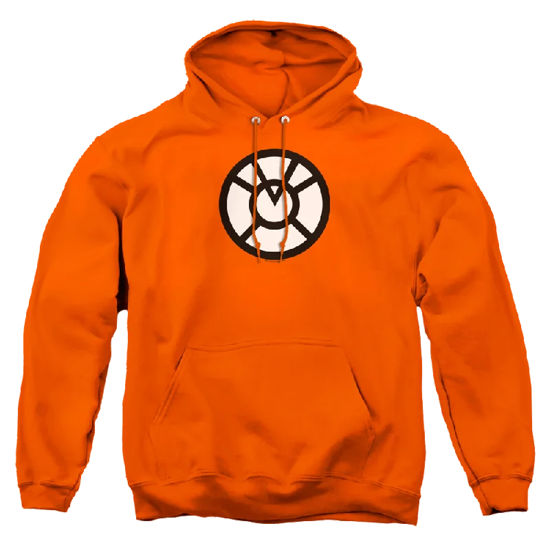 Green Lantern Agent Orange - Pullover Hoodie Ruffled Neck Pullover