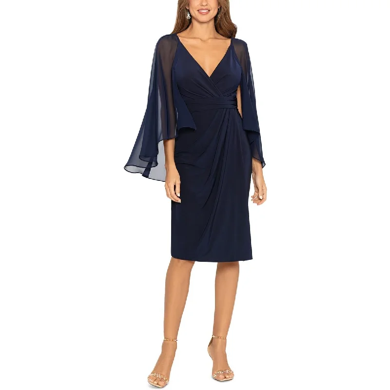 Betsy & Adam Womens Plus Formal Midi Sheath Dress Fashionable Wide Leg Midi Dress