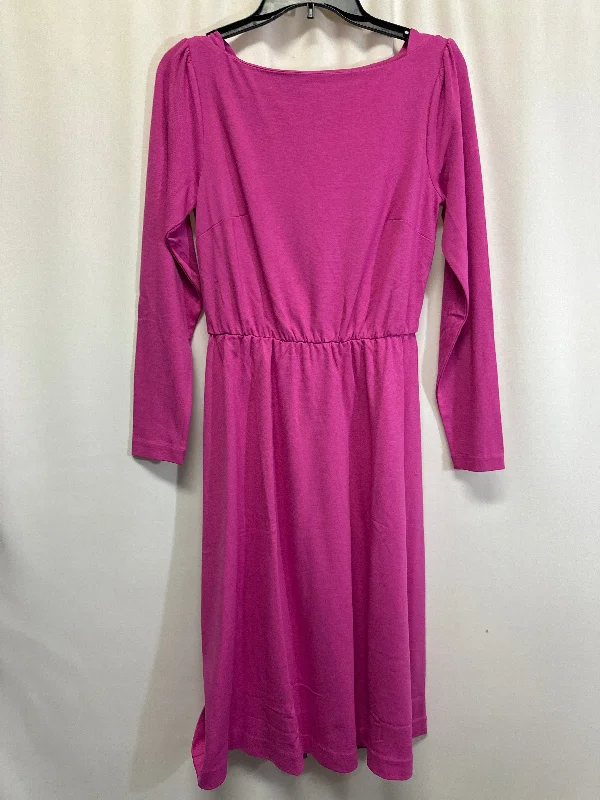 Dress Casual Midi By Ann Taylor In Pink, Size: Xs Comfortable Geometric Print Midi Dress Dress Casual Midi By Ann Taylor In Pink, Size: Xs Comfortable Geometric Print Midi Dress