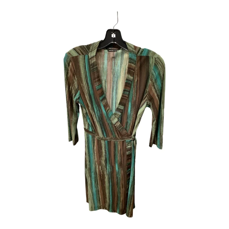 Dress Casual Midi By Bcbgmaxazria In Blue & Green, Size: M Fashionable Shift Midi Dress Dress Casual Midi By Bcbgmaxazria In Blue & Green, Size: M Fashionable Shift Midi Dress