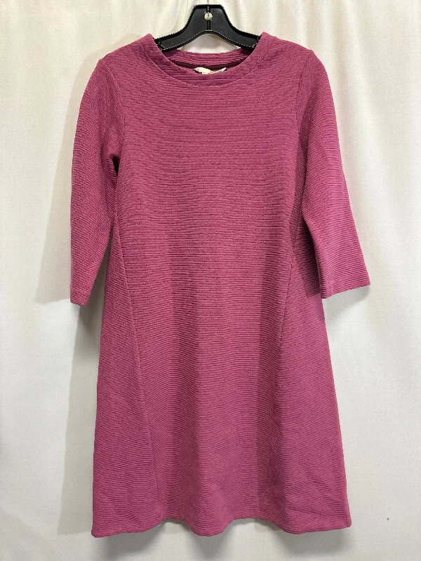 Dress Casual Midi By Boden In Pink, Size: Xs Comfortable Ruched Midi Dress