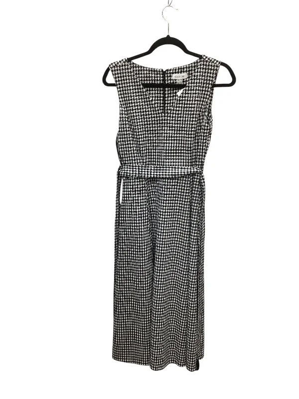 Dress Casual Midi By Calvin Klein In Black & White, Size: 4 Chic Lace Detail Midi Dress Dress Casual Midi By Calvin Klein In Black & White, Size: 4 Chic Lace Detail Midi Dress