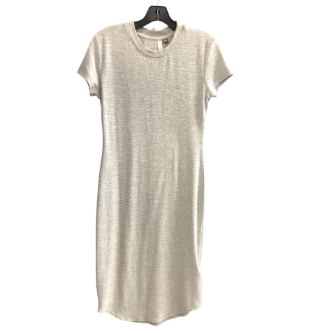 Dress Casual Midi By Cmc In Grey, Size: M Cozy Spaghetti Strap Midi Dress